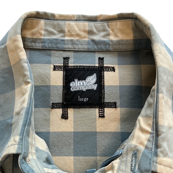 Elm Company Buffalo Plaid Zipper / Button Up Shirt Jacket - Size Large - Picture 7 of 15